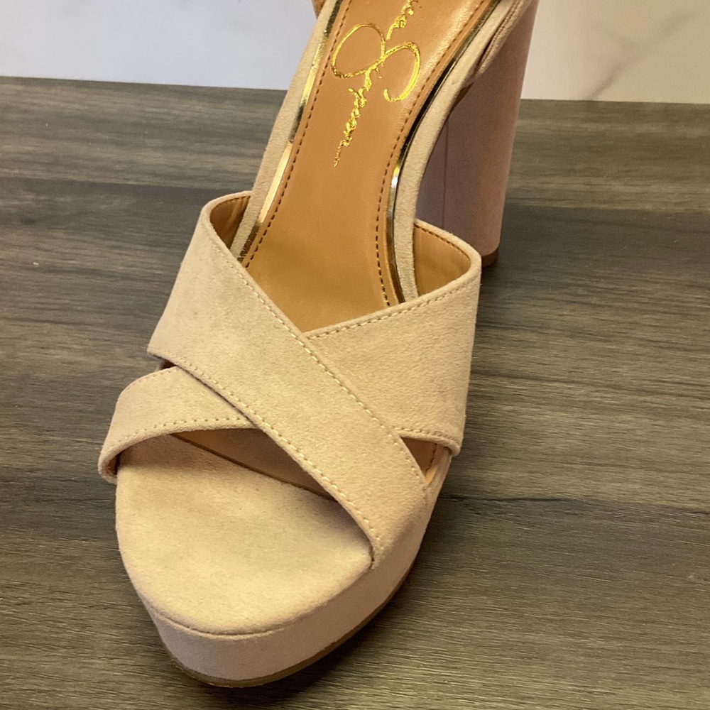 Jessica Simpson Powder Beige Irabella Heels - Picture 5 of 7